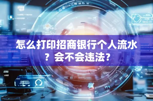 怎么打印招商银行个人流水？会不会违法？